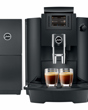 WE6PianoBlack with CupWarmer